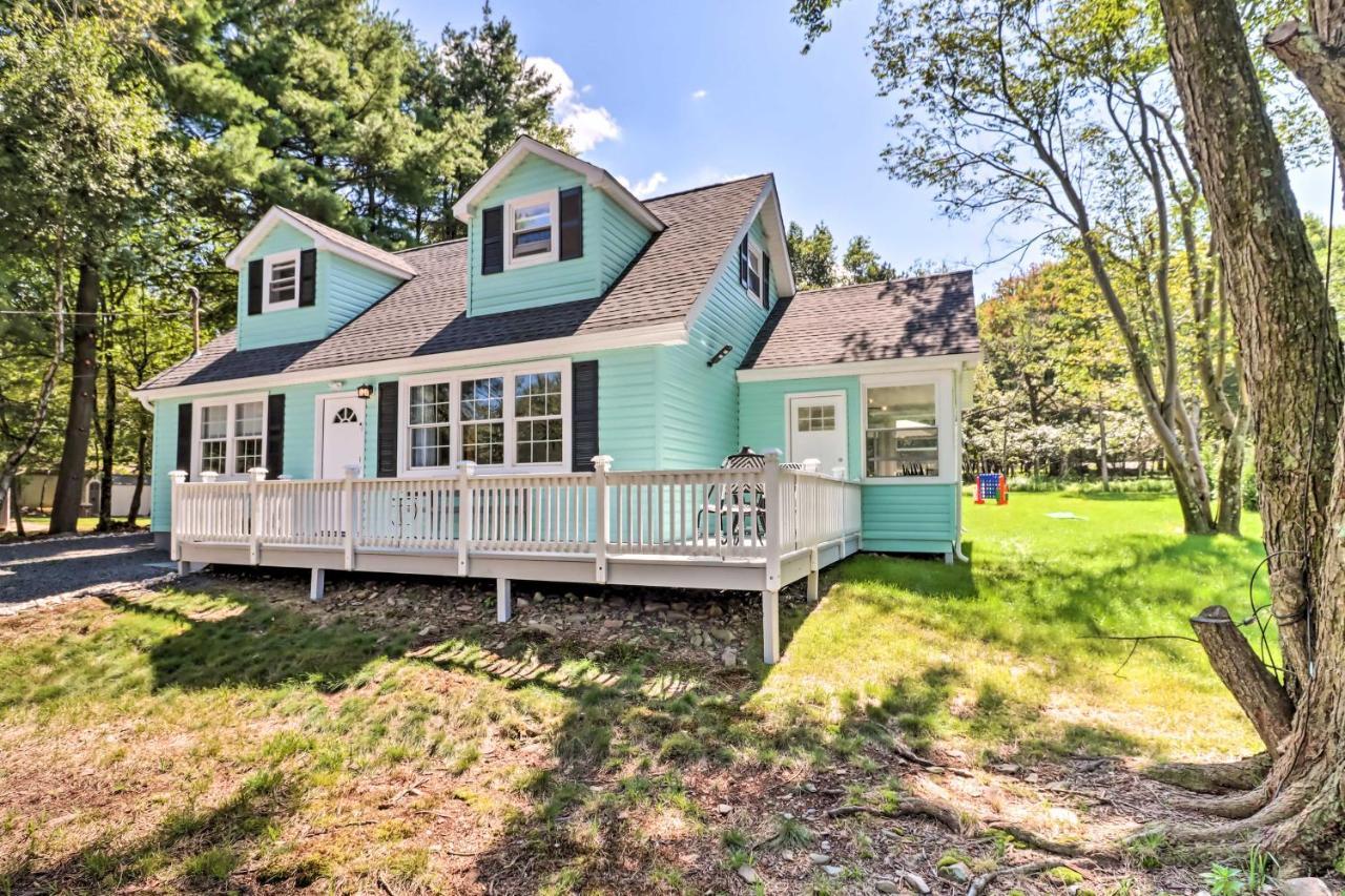 Pocono Mountain Escape With Game Room Walk To Lake! Albrightsville Exterior photo