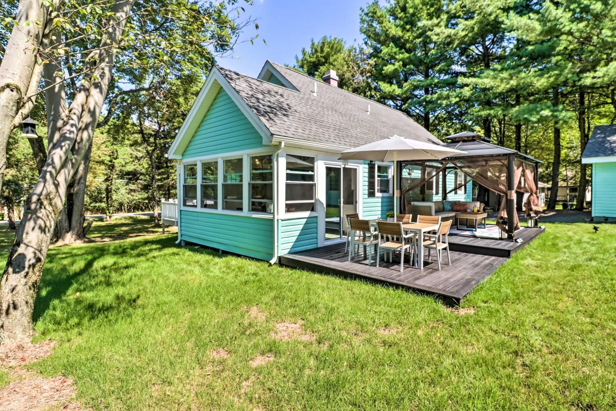 Pocono Mountain Escape With Game Room Walk To Lake! Albrightsville Exterior photo